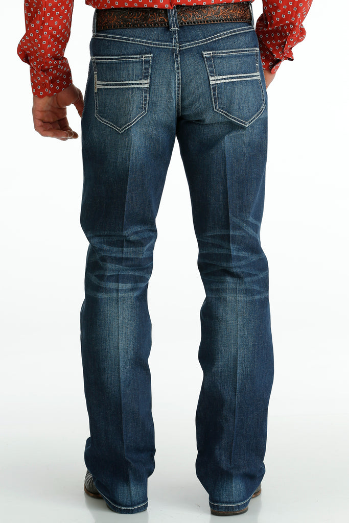 Cinch Carter 2.0 Dark Stonewash Performance Denim Jeans for Men