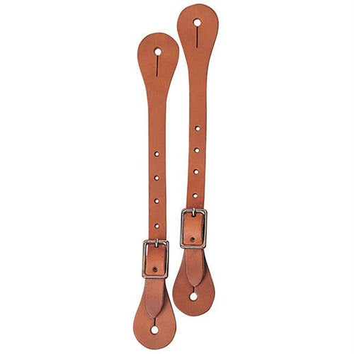 Men's Russet Harness Leather Single Ply Straight Spur Straps from Weaver Leather