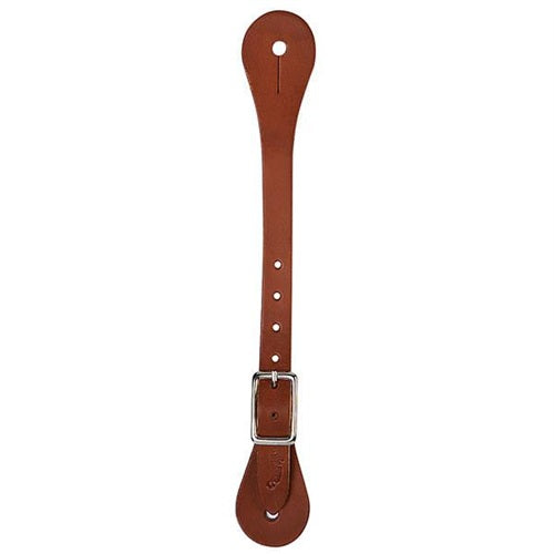 Pard's Western shop Men's Brown Latigo Leather Single Ply Straight Spur Straps from Weaver Leather