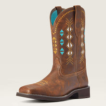 Pard's Western Shop Ariat Ladies Copper Delilah Deco Broad Square Toe Western Boots