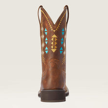 Ariat Ladies Copper Delilah Deco Broad Square Toe Western Boots