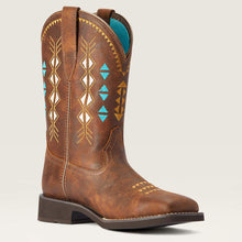 Ariat Ladies Copper Delilah Deco Broad Square Toe Western Boots