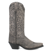 Laredo Weathered Black Reva Snip Toe Western Boots for Women