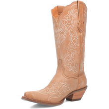 Dingo Women's 13" Camel Flirty N' Fun Snip Toe Western Boots