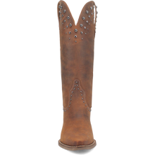 Dingo Women's Brown Talkin' Rodeo Snip Toe Western Boots Accented with Silver Studs