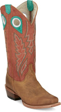 Pard's Western Shop Justin Ladies 13" Cognac Lorena Blunt Toe Western Boots