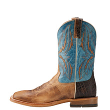 Ariat Men's Dusted Wheat Arena Rebound Western Broad Square Toe Boots with Blue Tops