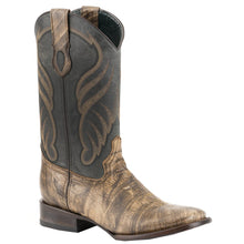 Pard's Western Shop Ferrini "Hunter" Oak Broad Square Toe Boots for Men