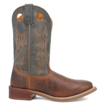 Laredo Cowboy Approved Brown/Grey Dawson Round Toe Boots for Men