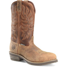 Pard's Western Shop Double H Men's Brown Waterproof Garza Composite J Toe Western Work Boots