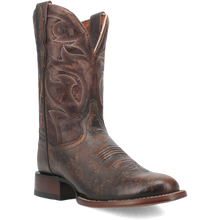 Pard's Western shop Dan Post Cognac/Brown Clyde Smooth Ostrich Round Toe Boots for Men