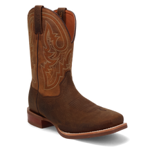 Pard's Western Shop Dan Post Cowboy Certified Chocolate/Tan Brigston Broad Square Toe Boots for Men