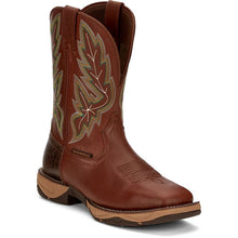 Pard's Western Shop Tony Lama 11" Brown Burgess Waterproof Square Toe Work Western Boots for Men