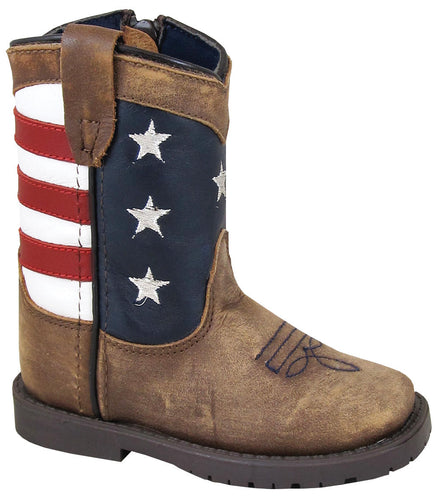 Pard's Western Shop Stars & Stripes Boots for Toddlers from Smoky Mountain Boots