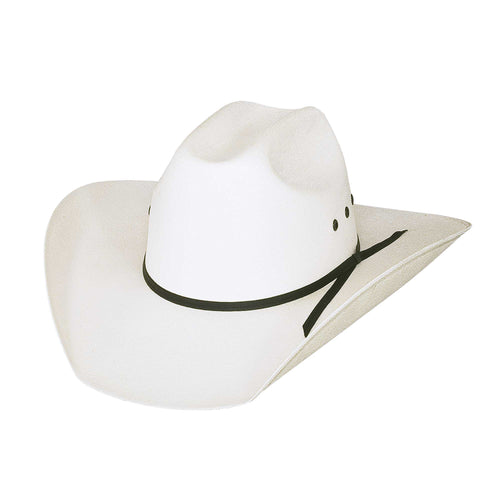 Pard's Western Shop Bullhide Hats Back In The Saddle White Western Straw Hat for Kids