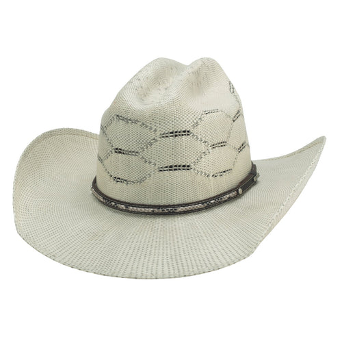 Pard's Western Shop Bullhide Hats Rodeo Round Up Collection King Cobra 20X Western Bangora Straw Hat