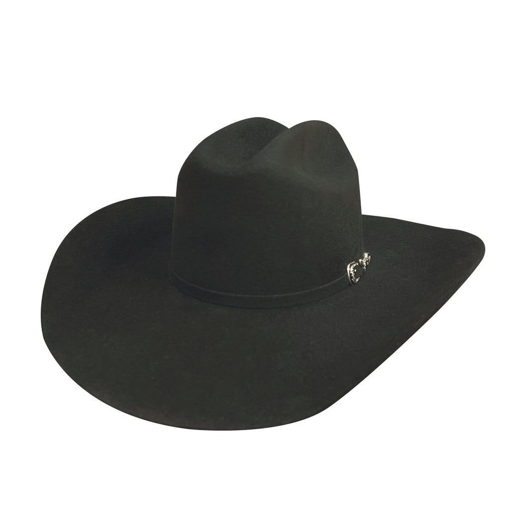 Pard's Western Shop Bullhide Hats Black 8X Outlaw Western Felt Hat from the PBR Collection