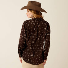 Ariat Brown Brands Print Blouse for Women