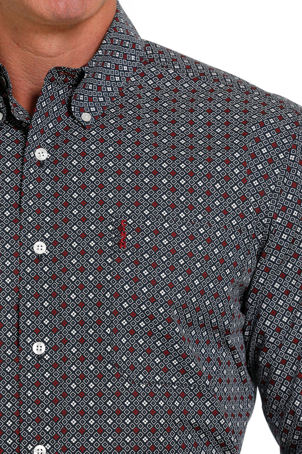 Wahoo Panels Short Sleeve T-Shirt - Heron Blue - XS - Mojo Sportswear Company