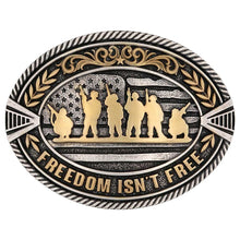 Pard's Western Shop Montana Silversmiths "Freedom Isn't Free" Attitude Buckle