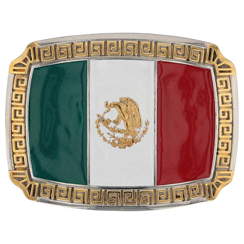 Pard's Western Shop Montana Silversmiths Pride of Mexico Attitude Buckle