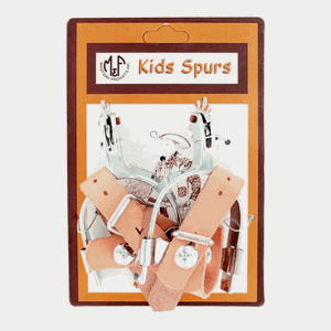 Pard's Western Shop Kid's Spurs with Brown Straps Play Set