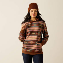 Pard's Western shop Ariat Women's Burgundy Serape Print Skyline Hoodie