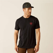 Ariat "Farm Raised Farm Proud" Black Tee for Men