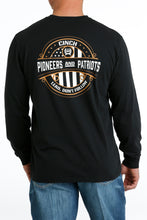 Pard's Western shop Cinch "Pioneers and Patriots" Black Long Sleeve Tee for Men