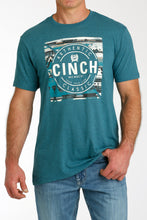 Pard's Western Shop Cinch Teal "Cinch Authentic Classic" Serape Logo Tee for Men