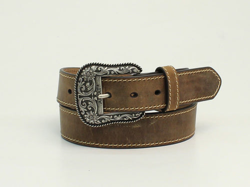 Pard's Western shop Ariat Ladies Brown Leather Belt