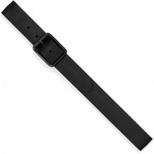 Justin Men's Black Buckskin Leather Belt with Black Buckle