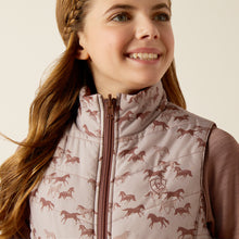 Scattering Horses Bella Cool Climate Insulated Reversible Vest for Girls