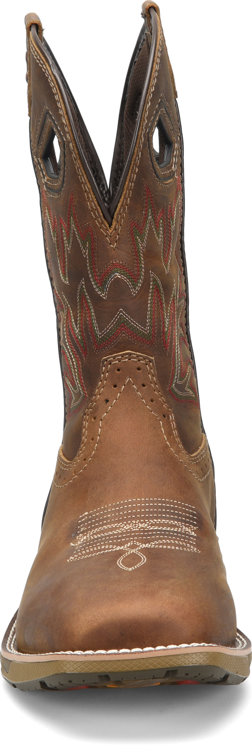 Double H Brown Veil Wide Square Toe Roper Boots for Men – Pard's