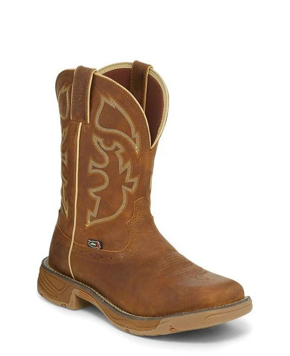 Justin cowboy work boots deals